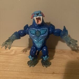 Beast Lab Blue Panther Action Figure Sounds Lights Up Tested Works